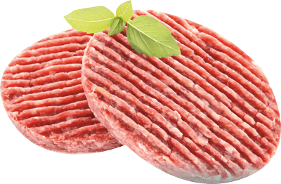 Keresztsütött hamburger hús